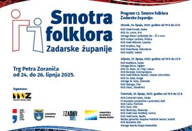 SMOTRA FOLKLORA ZADARSKE ŽUPANIJE